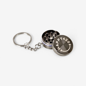 Happy420 Keychain Grinder