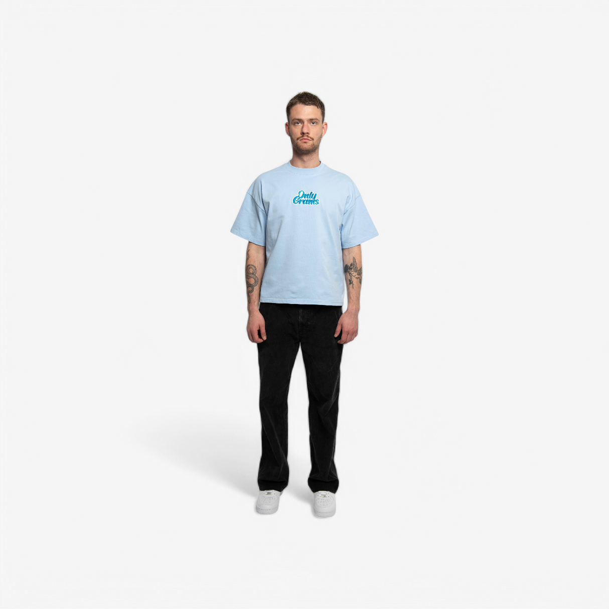 OnlyGrams T-Shirt Baby Blau